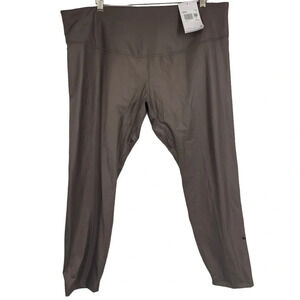 NWT Nike One Leather look running leggings tights 2x
